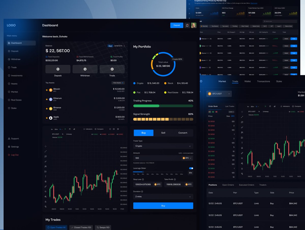Recent project screens ✨

I am open to design gig and full time roles 🎉