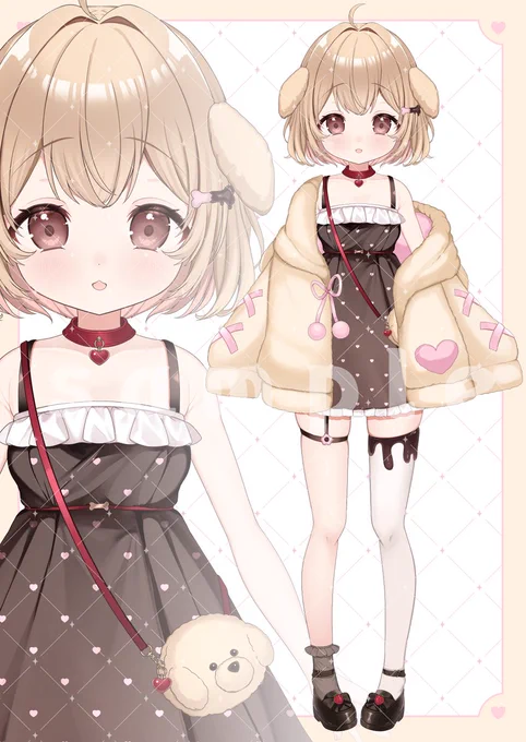 *お仕事報告* トイプードルの女の子のイラストを担当させていただきました とっても可愛く仕上がっています! よろしくお願いします!
