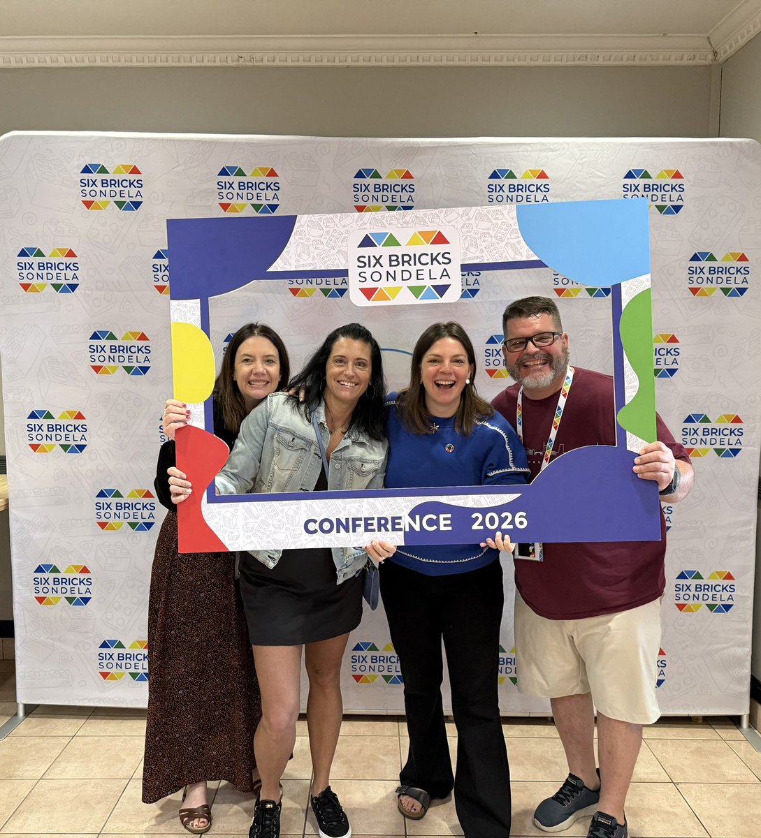 Emilycaryn's tweet photo. Next up: The @playincluded Brick by Brick Program highlighted by creator  @GinaGDLC on the main stage at Care for Education Sondela conference. Thrilled to be a facilitator and trainer for this organization. @mattsmakerspace https://t.co/QRdsfOQteu