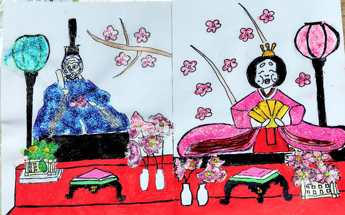 今日はひな祭りということでXに絵を投稿始めてから、ひな祭り絵が3枚目になりました🎎
左から２０２６年真ん中2025年、右2024年に描きました
左の絵は小学生がデコりたいと言ってくれたのでかわいくしてもらいました✨
絵の成長を見て頂きながら、楽しんで頂きたいです🌸
#イラスト
#ひな祭り
#成長