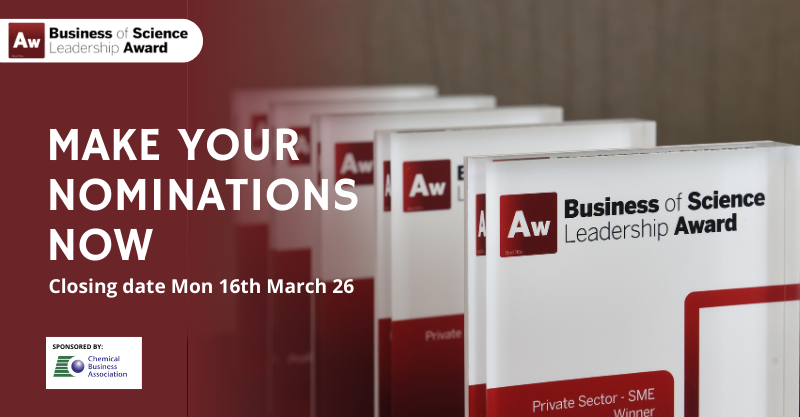 BusOfSciConf's tweet photo. Do you know an individual who has demonstrated exceptional leadership in the commercialisation of science and innovation? Now is the time to recognise their impact.  Closing date 16th March.  Nominate here... https://t.co/mZdS3a7Wrq https://t.co/96NtyoUmLk