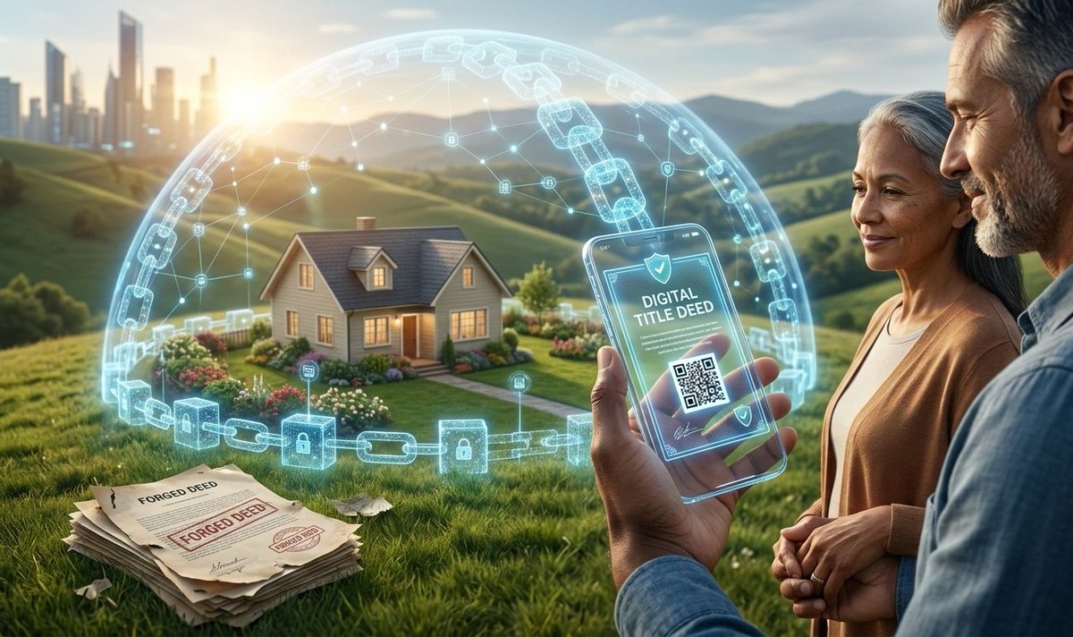 MarketUsernames's tweet photo. Say goodbye to Land Mafias!
​Blockchain is revolutionizing how we own property. Transparent, immutable, and secure. It's time for a system that actually protects the people.
​Read the full story here:
https://t.co/bSa2NdddTU
​#RealEstateTech #Blockchain #Innovation #Security https://t.co/1JqU0DV0Od