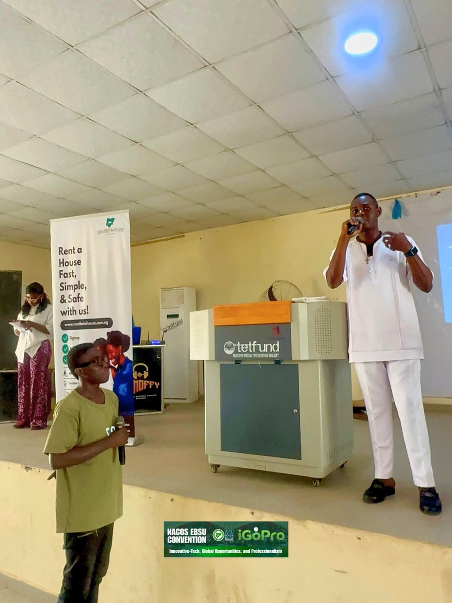 nacosebsu's tweet photo. Dear Mr.  Patrick Nnamdi 

On behalf of the NACOS EBSU CONVENTION Organizing Committe,  We sincerely appreciate you for honoring our invitation and impact at the grand finale of the NACOS EBSU Convention 2026. https://t.co/tXSvNg90vJ