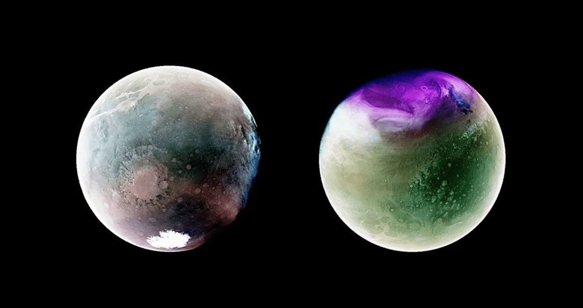 AstrospaceI's tweet photo. Nei dati raccolti in dieci anni dalla missione #MAVEN della @NASA è emerso un raro segnale elettromagnetico che potrebbe rappresentare la prima evidenza dall'orbita della presenza di #fulmini su #Marte.
https://t.co/YFtIg70mpn https://t.co/iz9AxVUQIz