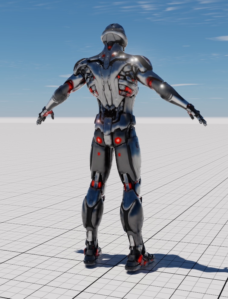 hiro2049's tweet photo. @denshipilovart @SubstrataVr 🙏  almost done,  workn out why it imports w hands handcuffed behind, like i posted in discord. but soon, this'll b fun t fly round the neighborhood! 🤖🤘 https://t.co/xhNr1rL4pO