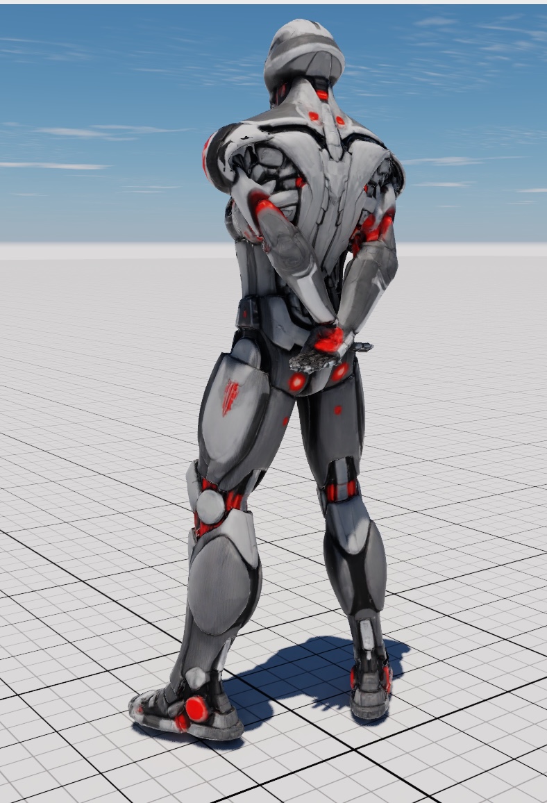 hiro2049's tweet photo. @denshipilovart @SubstrataVr 🙏  almost done,  workn out why it imports w hands handcuffed behind, like i posted in discord. but soon, this'll b fun t fly round the neighborhood! 🤖🤘 https://t.co/xhNr1rL4pO