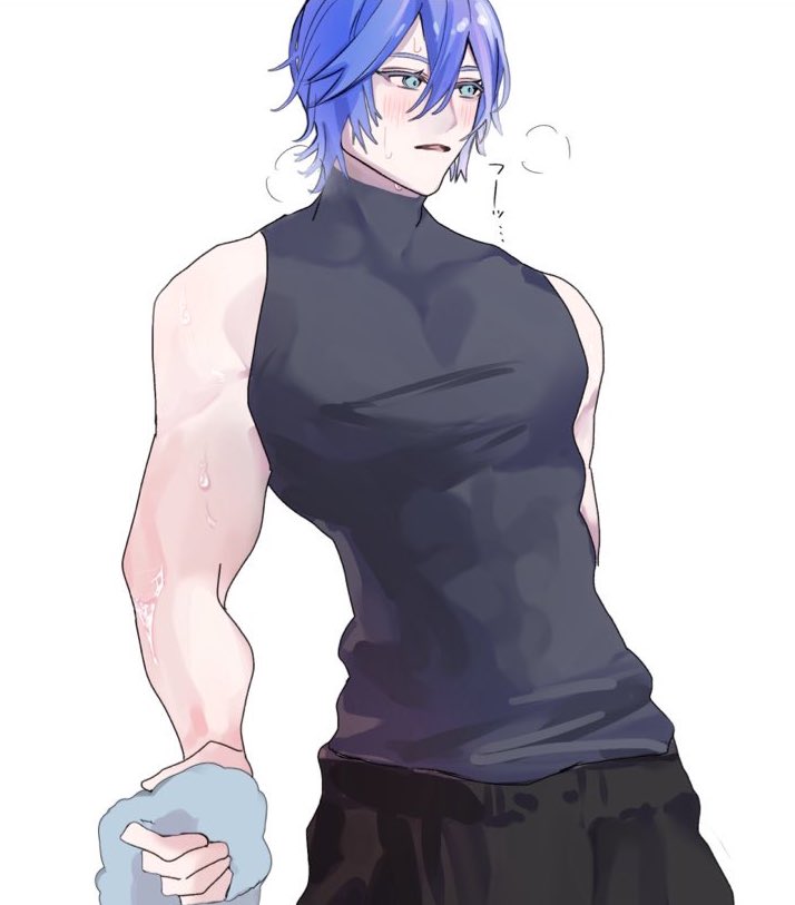 運動後のKAITOを眺めたい落書き
あとで消すかも