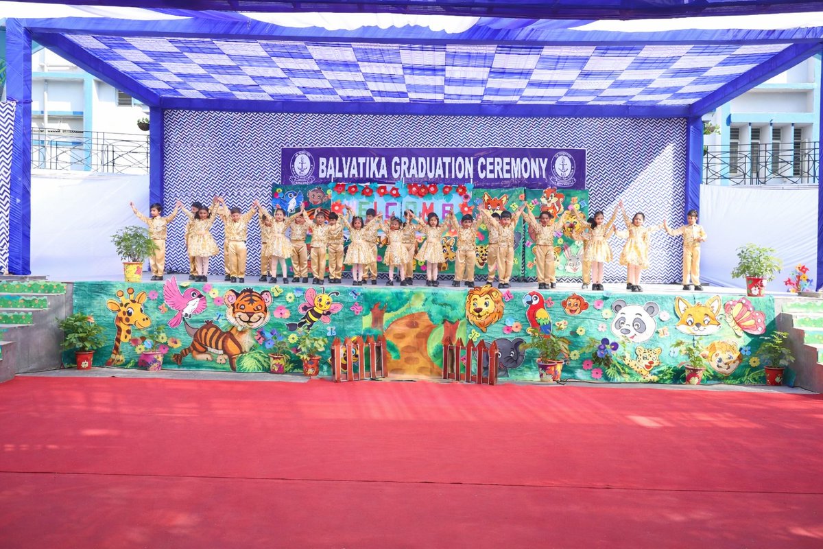 IN_NCSDelhi's tweet photo. *Tiny Tassels, Tremendous Triumphs!* 🎓✨

80 little trailblazers of #NCSD beamed with pride at the #BalvatikaGraduationCeremony2026! Dressed in charming academic regalia, our young learners marked a joyful milestone in their early academic journey.

The ceremony was graciously presided over by Mrs. Sarita Vatsayan, Vice President, NWWA, who conferred Graduation Citations upon the proud graduates, celebrating bright new beginnings.

Adding to the splendour, 220 students of Balvatika and Class I presented a vibrant cultural showcase that truly lit up the celebration. 🌈
#GraduationCeremony #GrandBeginnings #NCSD