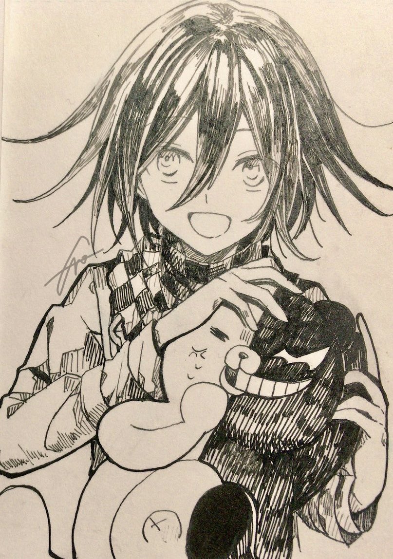 fuyu_koke's tweet photo. 8年前くらいに描いた王馬くん。アナログ絵懐かしすぎる https://t.co/aZSxkIY8vv