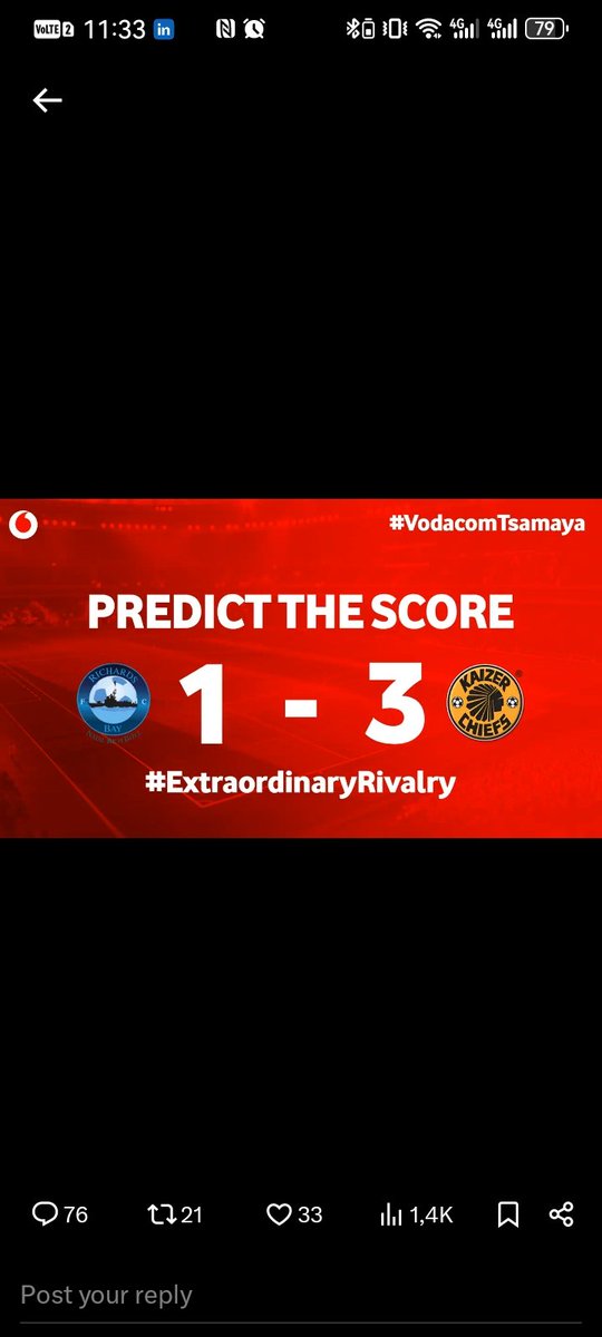 Siphithemba3's tweet photo. @KaizerChiefs @Vodacom https://t.co/0Ossq6koBu