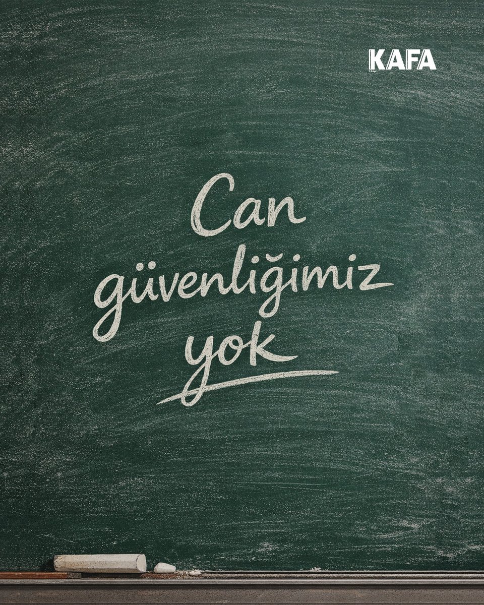 “Can güvenliğimiz yok.”

Bu cümle bugün 17 yaşındaki öğrencisi tarafından katledilen Öğretmen Fatma Nur Çelik’e ait. 

Çok üzgünüz, kabul etmiyoruz.
#ÖğretmenSahipsizDeğildir