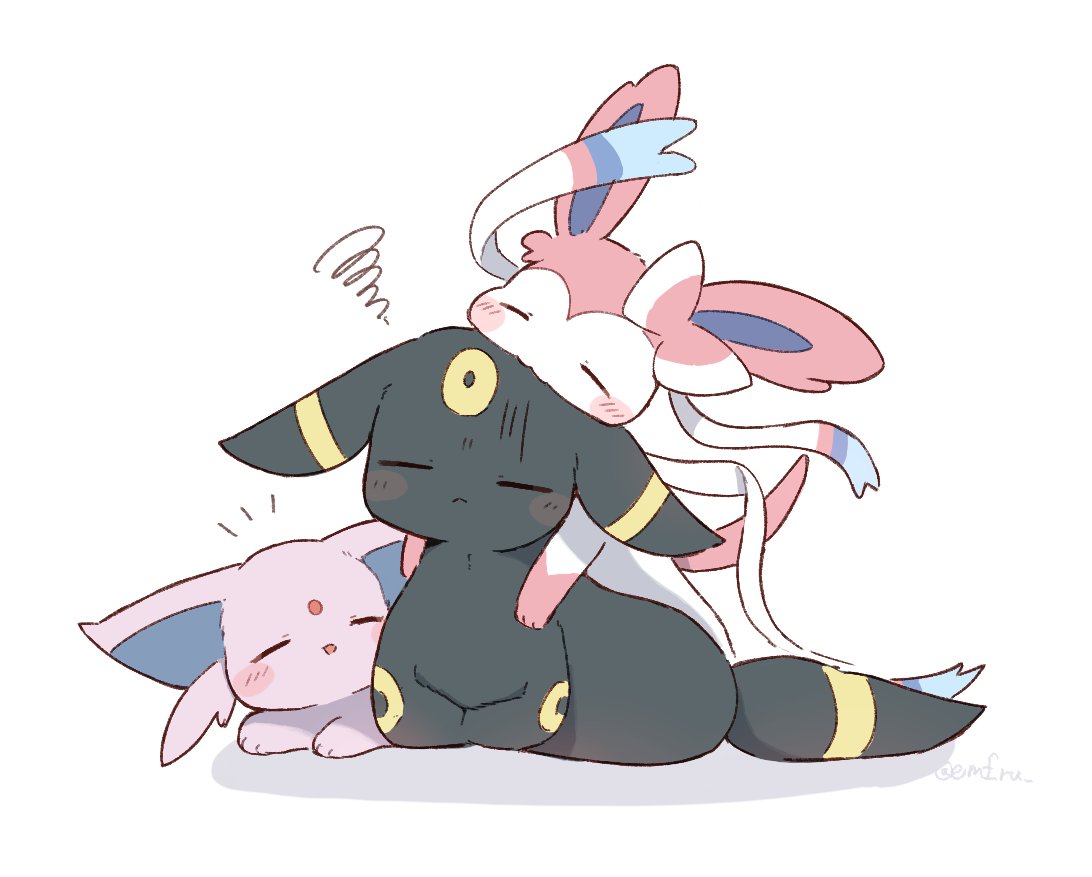 おまけ
進化後も距離感変わらなかった仔たち