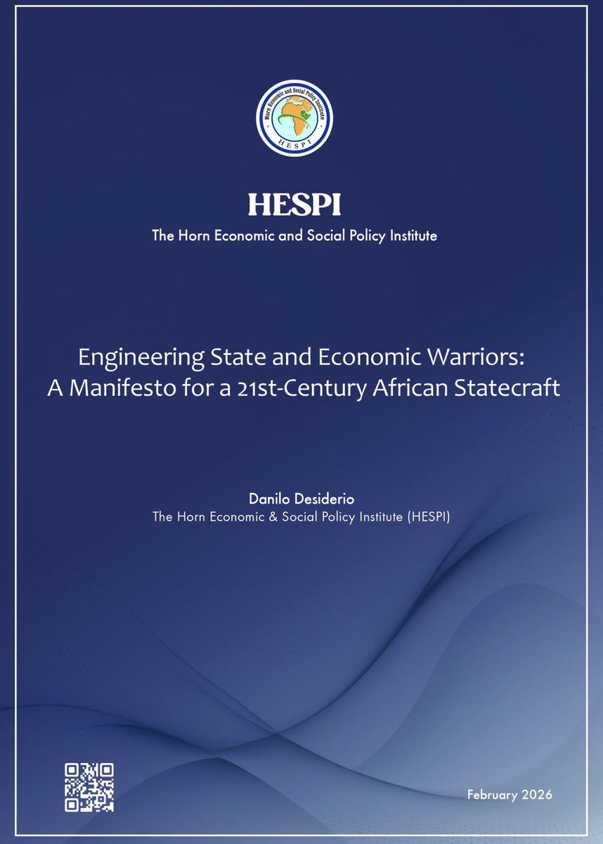 HESPIOFFICIAL's tweet photo. 𝐄𝐧𝐠𝐢𝐧𝐞𝐞𝐫𝐢𝐧𝐠 𝐒𝐭𝐚𝐭𝐞 𝐚𝐧𝐝 𝐄𝐜𝐨𝐧𝐨𝐦𝐢𝐜 𝐖𝐚𝐫𝐫𝐢𝐨𝐫𝐬: 𝐀 𝐌𝐚𝐧𝐢𝐟𝐞𝐬𝐭𝐨 𝐟𝐨𝐫 𝐚 𝟐𝟏𝐬𝐭-𝐂𝐞𝐧𝐭𝐮𝐫𝐲 𝐀𝐟𝐫𝐢𝐜𝐚𝐧 𝐒𝐭𝐚𝐭𝐞𝐜𝐫𝐚𝐟𝐭

https://t.co/jmqPEVN10x https://t.co/gQqAcX6yNO