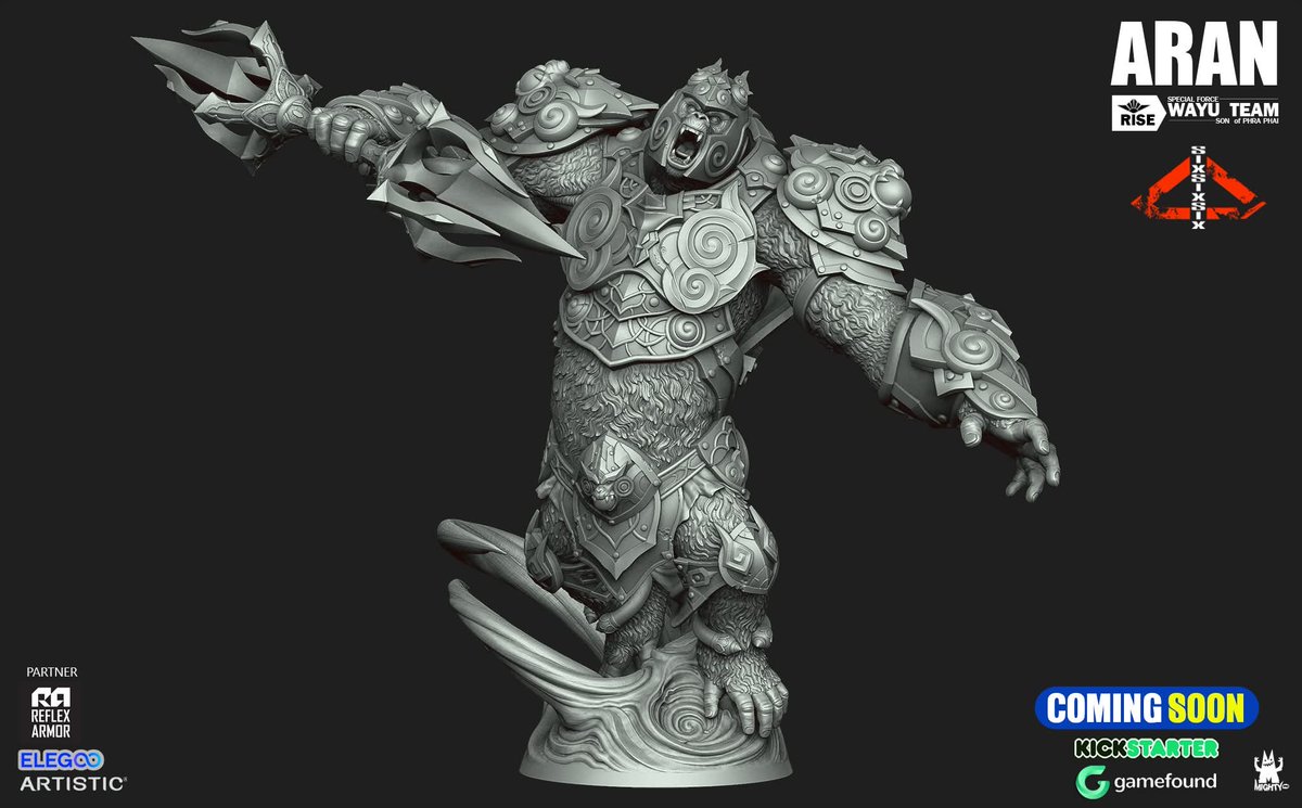 Monsterink_NFT's tweet photo. •DINOSAUR WARRIORS MINIATURES WARGAME Sci-Fi FANTASY
•RISE_ARAN
#MightyPro #dinosaurwarriors #miniature
#kickstarter #kickstartercampaign https://t.co/6iTuDvgjCW