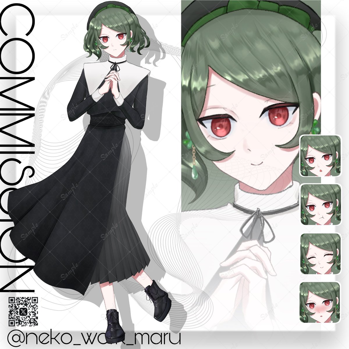 ________________

✴︎Commission 
________________

SKIMAにてTRPGの立ち絵を納品いたしました。
三つ葉のモチーフが可愛い子です！
ご依頼ありがとうございました☺️