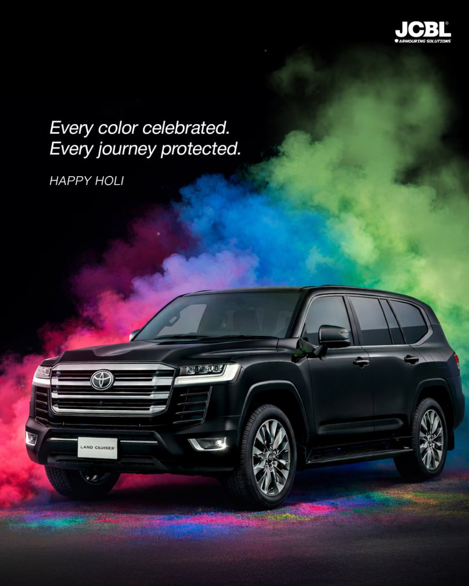 This season of color, travel boldly. We fortify every journey with strength you can trust and protection you can rely on—so every vibrant moment moves forward with confidence.

Wishing you a safe, fearless, and Happy Holi.

#HappyHoli #FestivalOfColors #JCBLArmouringSolutions