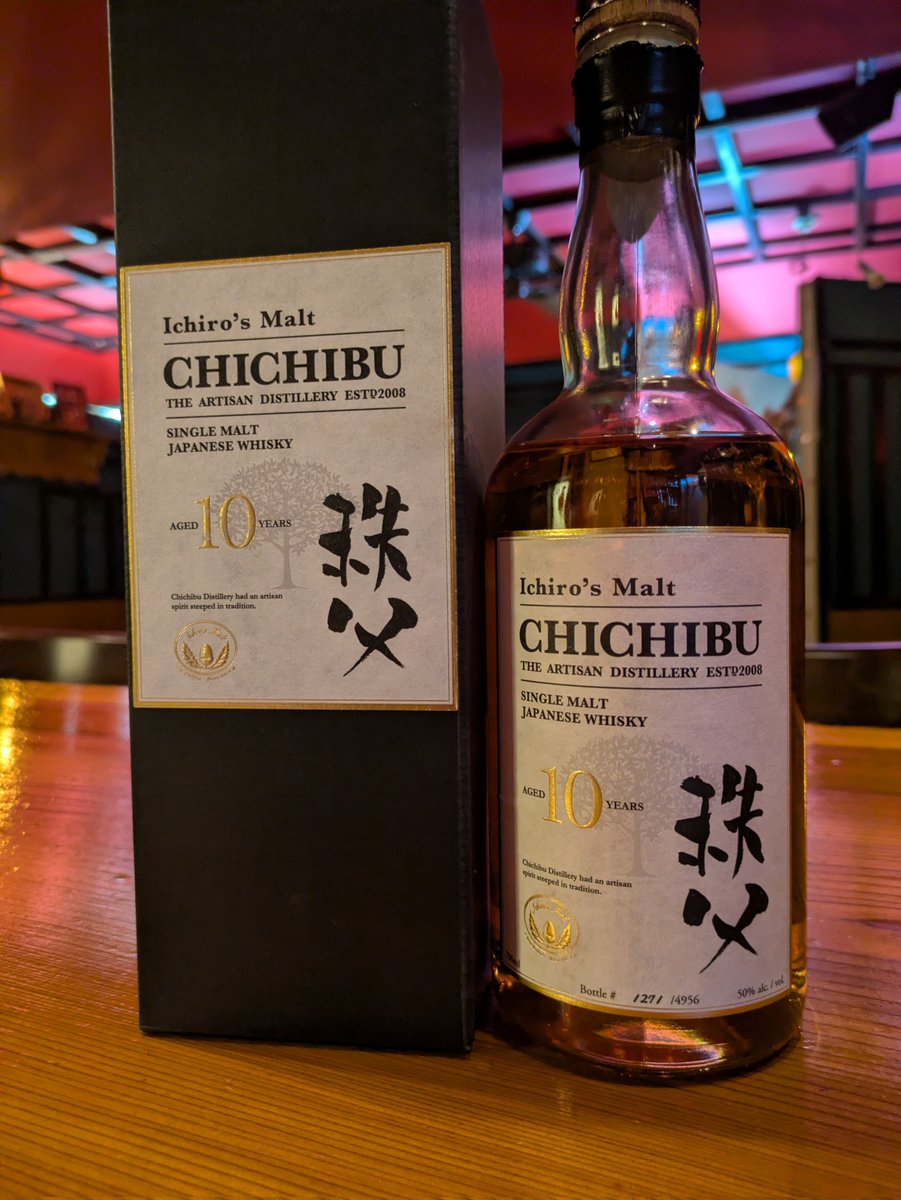 イチローズモルト秩父10年 入荷＆開栓しております！ 酒齢10年を超える