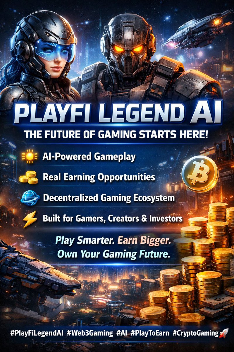 🚀 PlayFi Legend AI — The Future of Gaming Starts Here!
Step into the next generation of gaming with PlayFi Legend AI, where Artificial Intelligence meets Play-to-Earn and Web3 innovation. 🎮🤖
✨ AI-powered gameplay
💰 Real earning opportunities
🌐 Decentralized gaming ecosystem