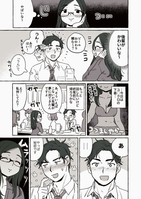 🔞今日に限って地味下着だけど辛抱ならない話(全2p) 