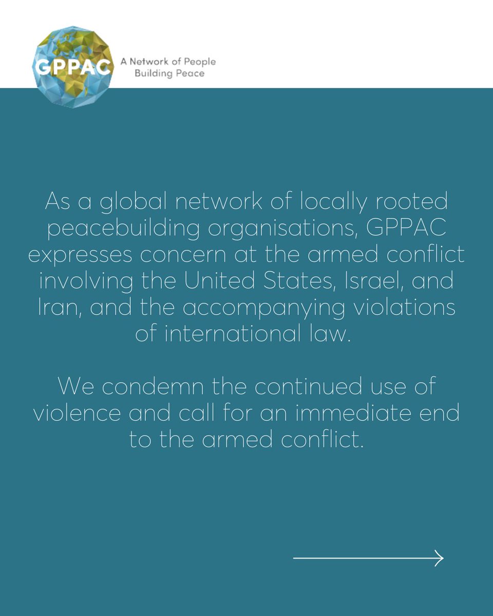 GPPAC Peacebuilders tweet media