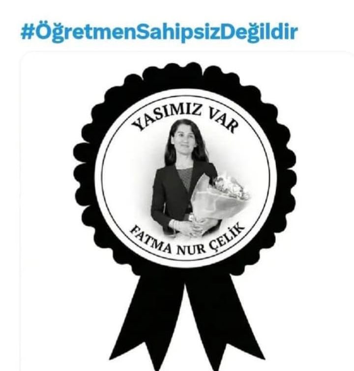Öğretmen Fatma Nur Çelik İçin…

Bir kalemi umutla tutan eller,
bir sınıfa ışık olan bir yürek,
geleceği ilmek ilmek dokuyan bir öğretmen…
Fatma Nur Çelik’in hayatına yönelik işlenen bu cinayet; hayali yaralamıştır.
<a href="/zerrin42541384/">zerrin</a> 
<a href="/chp_uskudarilce/">CHP Üsküdar İlçe Başkanlığı</a> 
<a href="/chpkadinuskudar/">CHP Üsküdar Kadın Kolu</a>
