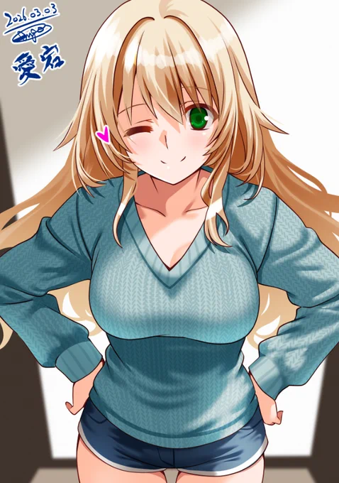 気さくなお姉さん系愛宕さん。 大好物です #艦これ版深夜の真剣お絵描き60分一本勝負 #艦これ版真剣お絵描き60分一本勝負_20260303