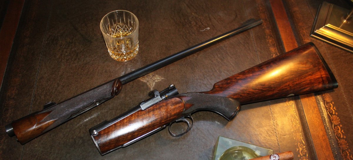 Daniel Fraser was one of Scotland’s most famous rifle makers. He made beautiful bespoke rifles using the Oberndorf Mauser action, the Lee-Enfield action, his own side-lever falling block, and double rifles. He also made sporting shotguns.
revivaler.com/daniel-fraser-…