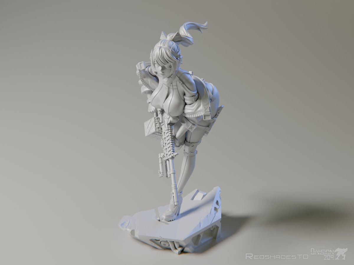 RedShadesArt's tweet photo. Katrin König "KK"

 A character sculpt I did for Limbodivision209.  

More renders :https://t.co/oPEEGH0pS2
Pre-order :https://t.co/TfagWQlwsT https://t.co/3kfBR9f0pk