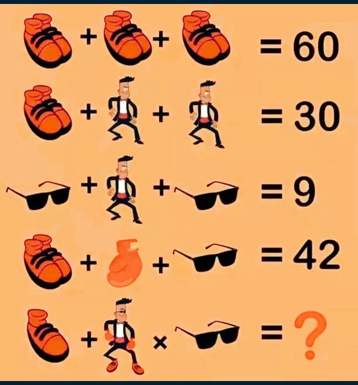 mpiredivine's tweet photo. You are intelligent right?

Solve this one 😁😎 https://t.co/EkvWz8jSV1
