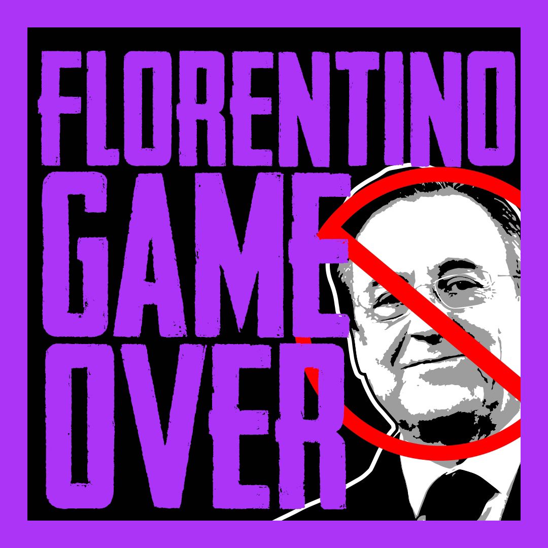 ¡Florentino Game over! 
#UltrasSur #SiempreFieles #HalaMadrid