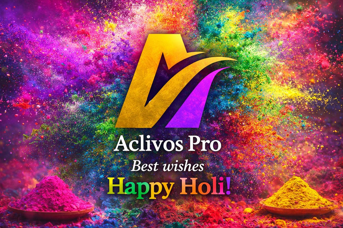 aclivos's tweet photo. 🌈 Aclivos Pro ki taraf se aap sabhi ko Holi ki hardik shubhkamnayein!
aapke jeevan mein
✨ khushiyon ke naye mauke,
📈 safalta ki nayi unchaiyaan,

Happy Holi!
-Team Aclivos Pro
#aclivospro #financialfreedom #holi #holifestival #cash https://t.co/LUdE8Gtk60