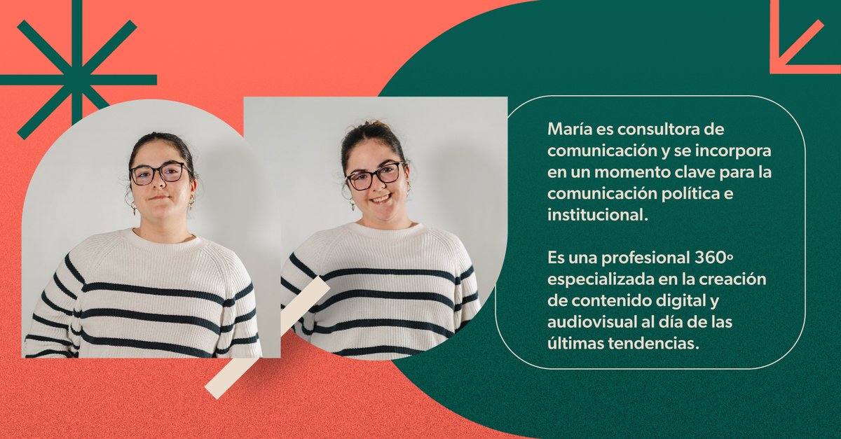 LaBaseGroup's tweet image. 🙌 ¡En #LaBase seguimos creciendo!

👋 Judith y María se incorporan al equipo para reforzar la comunicación e impulsar nuevos proyectos.

Más estrategia, más mirada crítica y más ganas de construir relatos que marquen la diferencia.

¡Bienvenidas! 🚀

grupolabase.com/quienes-somos/