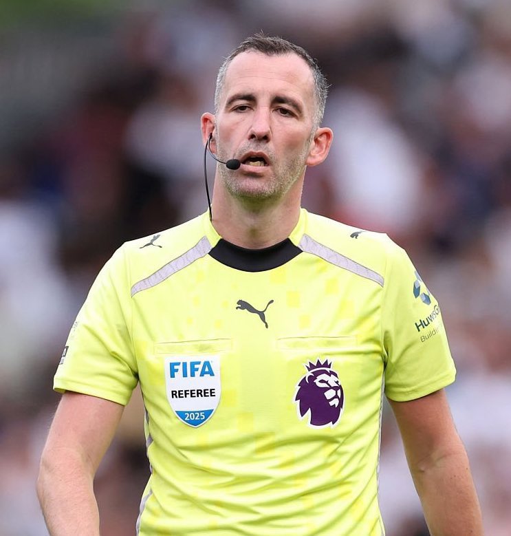 🚨 Confirmed: Chris Kavanagh has been appointed referee for Brighton vs. Arsenal on Wednesday. Michael Salisbury is on VAR. ☑️