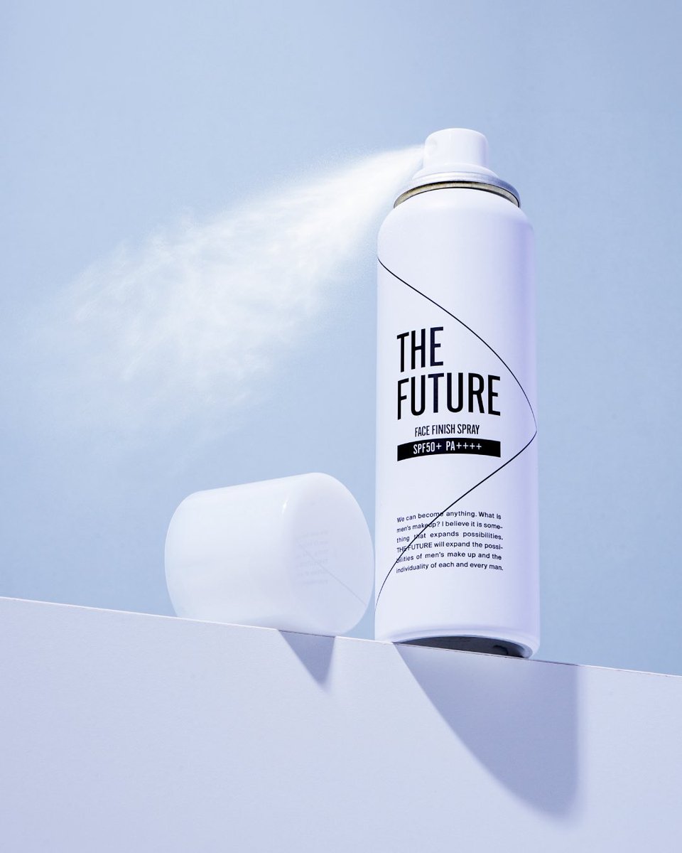 thefuturecare's tweet photo. THE FUTUREよりメイクキープスプレーが登場！
メイク後のひと吹きで、メイクをキープしてくれるのに、洗顔でOFFできる👌
SPF50+,PA++++と日焼け止めもバッチリ◎
テカリやすいメンズの肌を考え、皮脂を抑えて*さらっとした質感にしてくれます(*メイクアップ効果による) https://t.co/usF60sABls