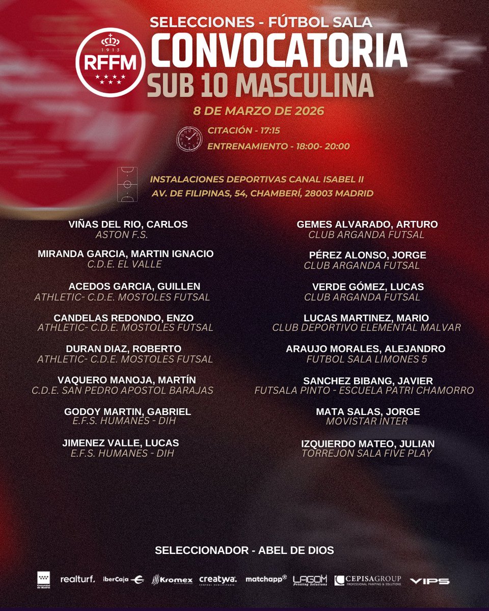 Comité de Fútbol Sala - RFFM tweet media