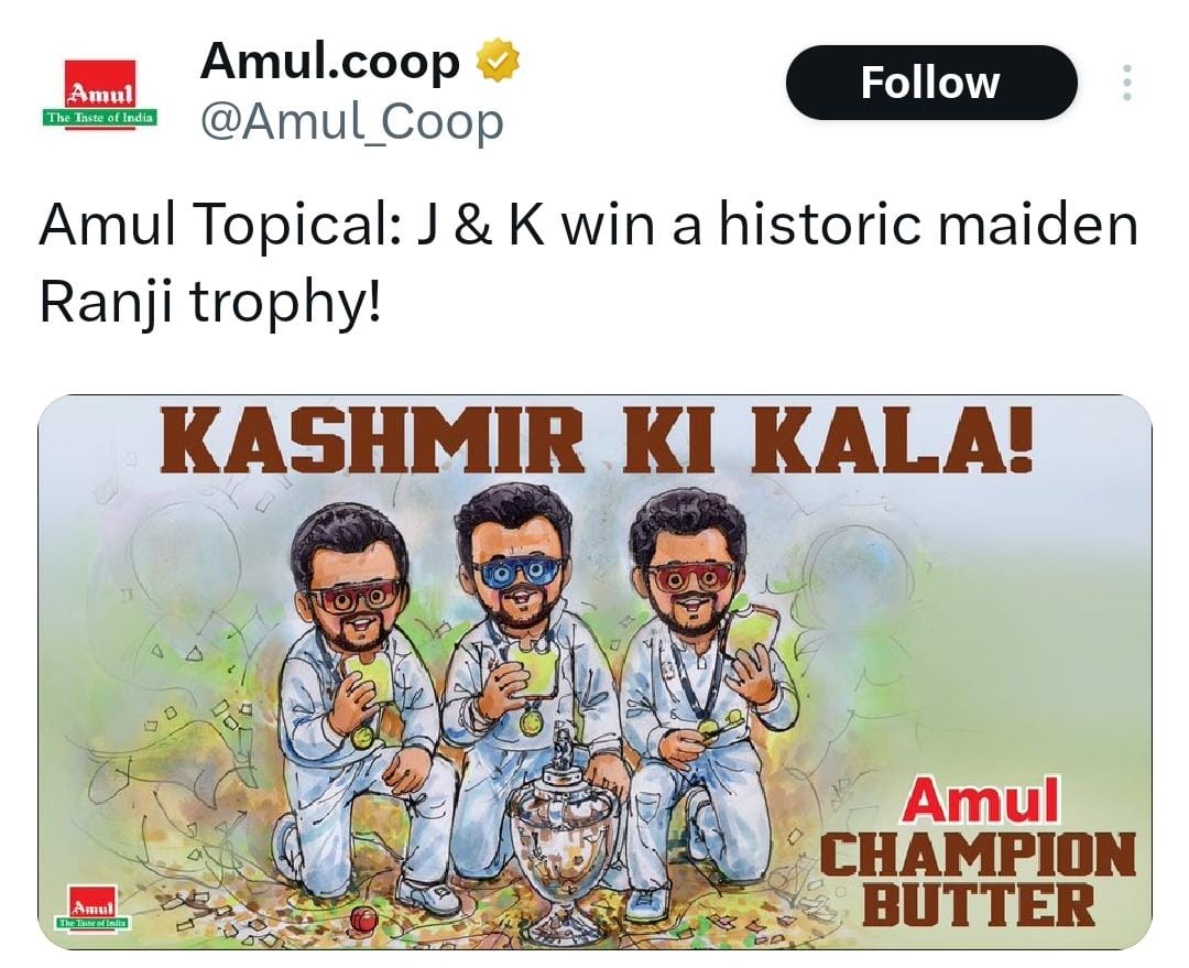 Dogra_Ultra11's tweet photo. In the #Jammu & Kashmir Ranji team, 14 players were representing the Jammu region,
#BoycottAmul
@ajaykraina
@Ambal_Real @Amitbtnh @ArvindSinghUp @bishwaprakash_ @DEVI2327912 @dogra_ns @ParveenYograj @IndianSinghh @TheAnuDagar @Rahulk123d @myplacenhistory
@Shivani_Vaid https://t.co/3byRji4U1y