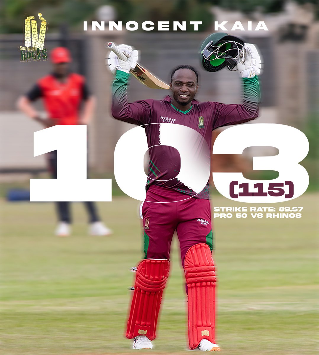 rocks_sout55003's tweet photo. BACK-TO-BACK CENTURIES! ๐ฅ
Innocent Kaia with another CLASSY 103 (115) โ SR 89.57.
What a run of form! ๐
๐ธ @ZimCricketv
#OurRocks #Pro50 #LivingThePassion https://t.co/cSj6qxPKtl