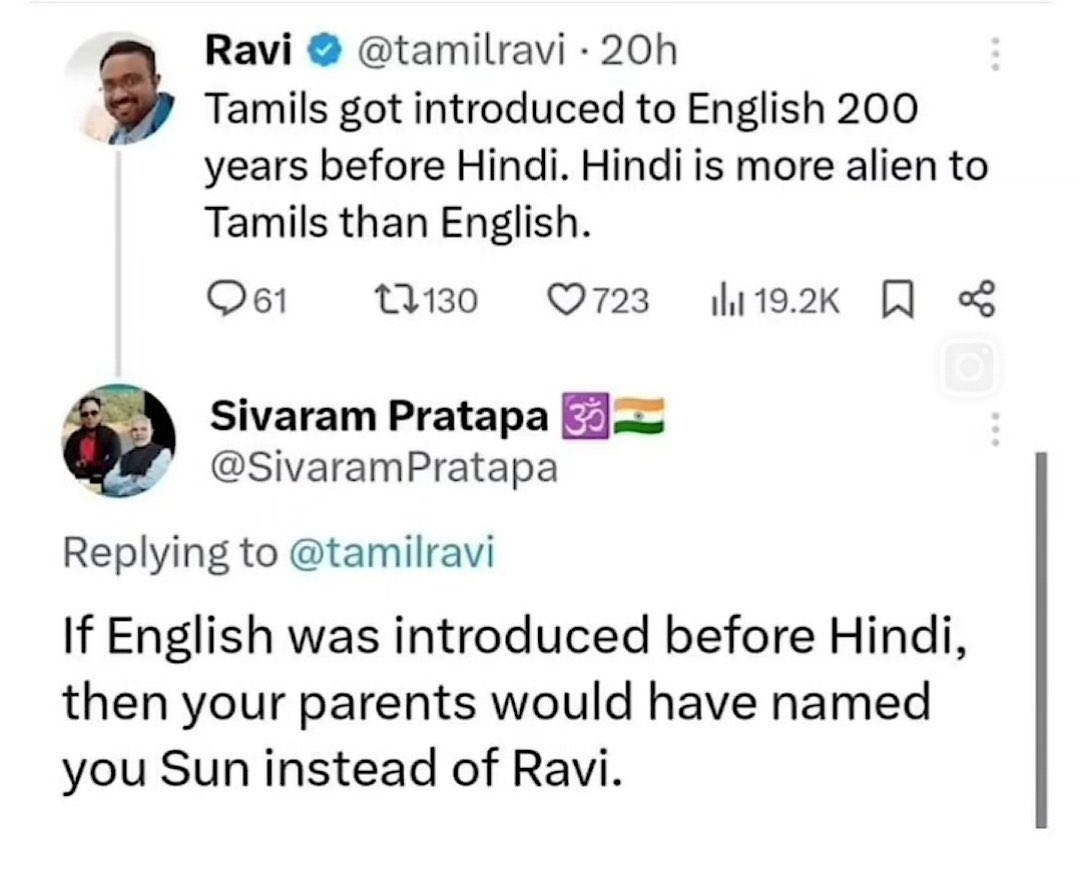 SaffronQueen_'s tweet photo. Savage Reply 🔥🤣🔥 https://t.co/4t6W4Joo6v