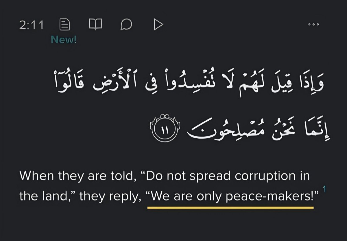 When they are told "Do not spread Riot/corruption in the land/earth۔ 
They Said "we are only peace-maker"

<a href="/netanyahu/">Benjamin Netanyahu - בנימין נתניהו</a> #Israel #israelwarupdate #TelAviv #Khamenei #Iran #BBB26 #Dior #Dubai