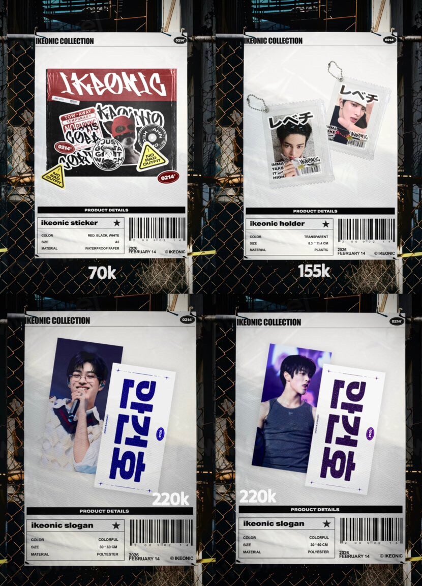 #jajanyukongoing [INA GO] 2026 IKEONIC COLLECTION FOR KEONHO by <a href="/IKEONIC_/">IKEONIC</a> 💞

⤷ 70k - 300k • fullset 1.400k (8pcs)
    
📅 6.3

─ harga exc cargo tax
     fullpayment
📩 order > whatsapp (link in bio) / dm