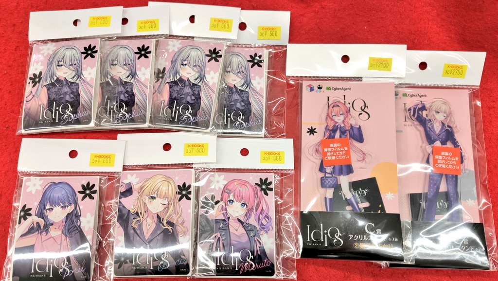 入荷情報】 にじさんじ ◇Idios くじスクエア タペストリー トート