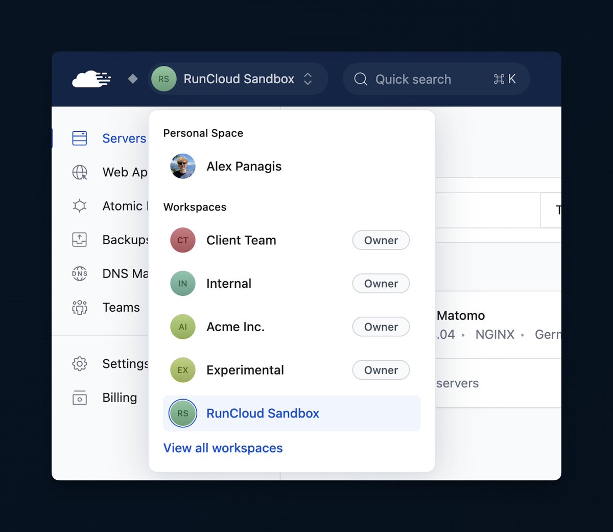 RunCloud tweet media