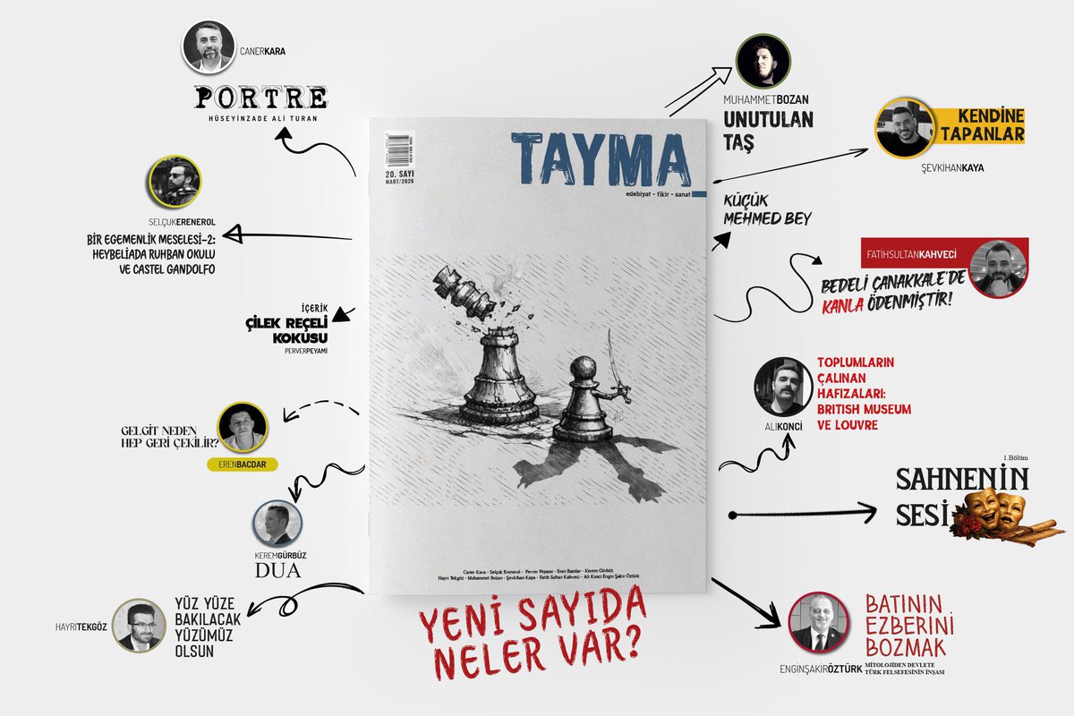 Tayma dergimizin Mart sayısı çıktı.
Bağlantıdan alabilirsiniz. 

shopier.com/Tayma/44819199