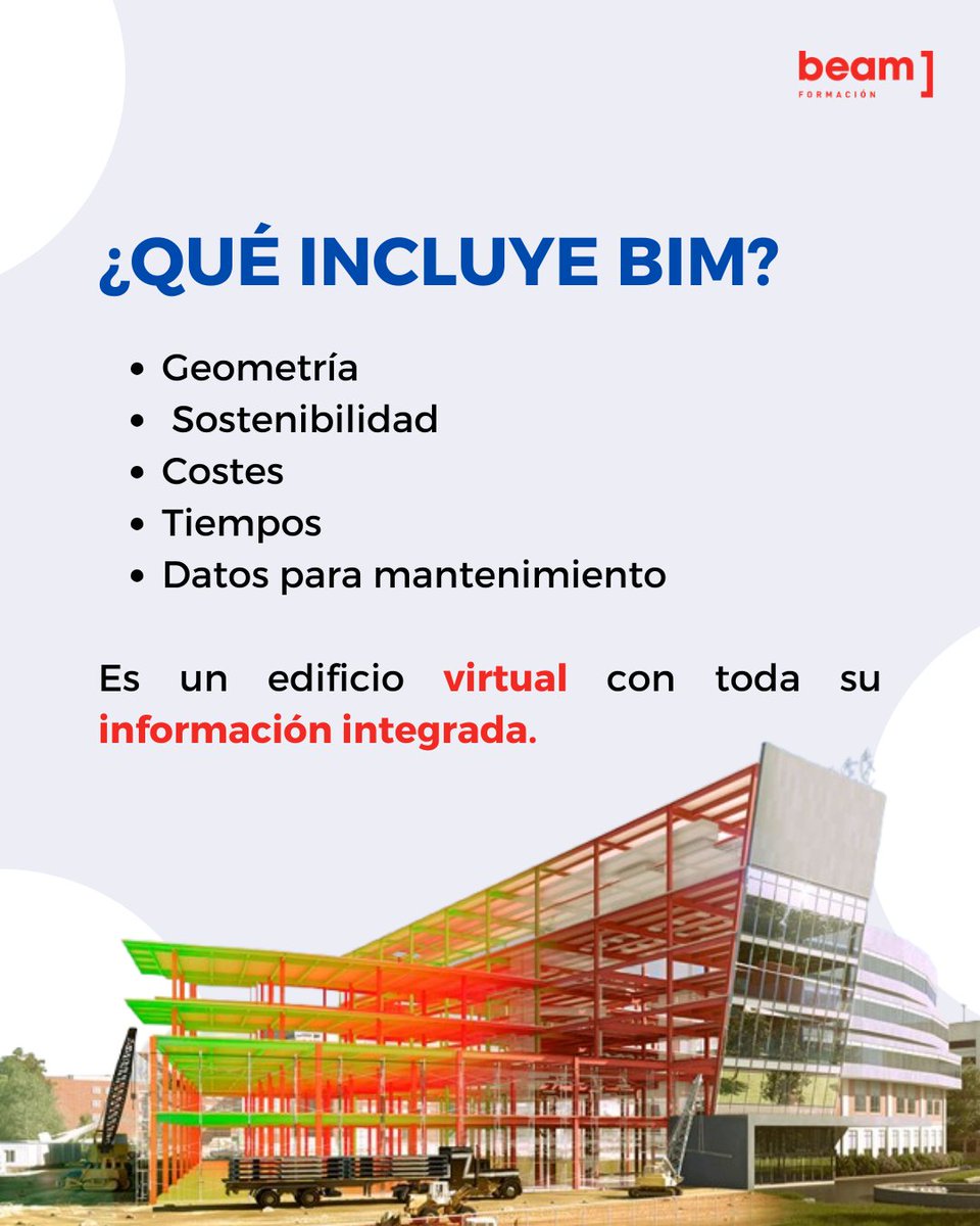 La construcción ya no se trata solo de planos.

La metodología BIM no es el futuro… es el presente de los proyectos que buscan reducir errores, optimizar costos y trabajar de forma colaborativa.

Si todavía estás trabajando solo en 2D, este es el momento de replantearlo.