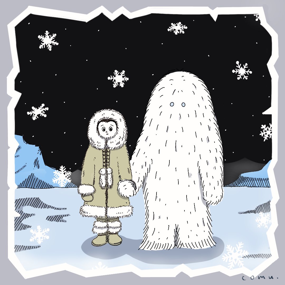 comu775's tweet photo. 「ふゆのともだち」

#illustration #イラストレーション #イラスト #創作イラスト #冬の友達 https://t.co/AazgaAQ4vJ
