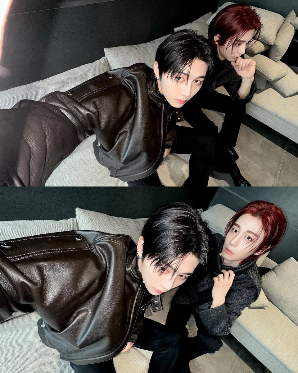 Leehanekim's tweet photo. Cause every jet black cat needs his attention-fishing redhead sidekick to nail down treacherous world mission without a hitch. See you soon @/CourregesParis @/nicolas.difelice https://t.co/doJ8yCa3qu
