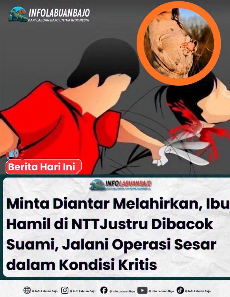 Seorang ibu rumah tangga, Yusnita Bete, 41 tahun, harus menjalani operasi sesar dalam kondisi kritis setelah dibacok suaminya sendiri, Ignas alias Nasuluan, 41 tahun, di Kabupaten Malaka, Nusa Tenggara Timur, Jumat, 27 Februari 2026, sekitar pukul 17.30 WITA. Peristiwa itu