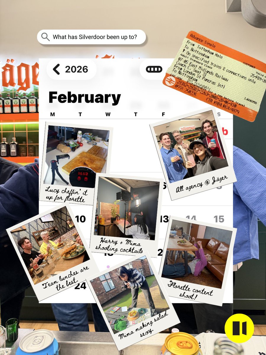 February you flew by! 📸

Last month was all about content...and lots of it 🤳 From in-house UGC production to travelling across the UK for client shoots, the silverdoor team were busy doing what we do best: capturing our clients at all their best angles 🤩 Bring on Spring! 🌷