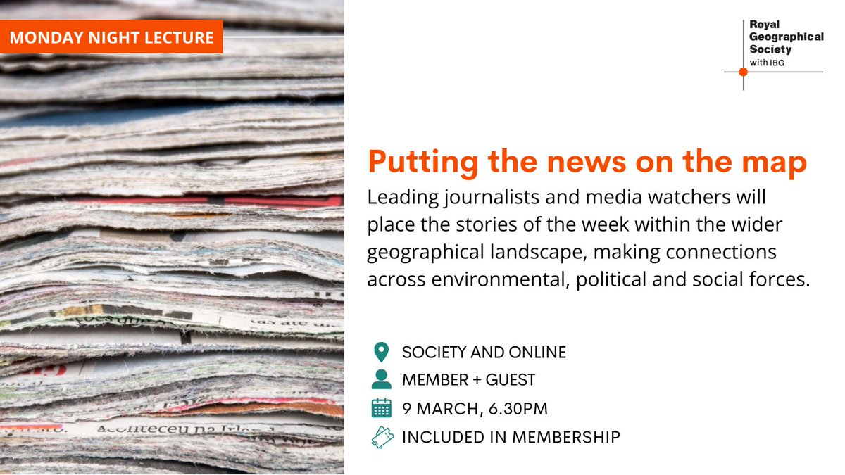 Royal Geographical Society (with IBG) tweet media