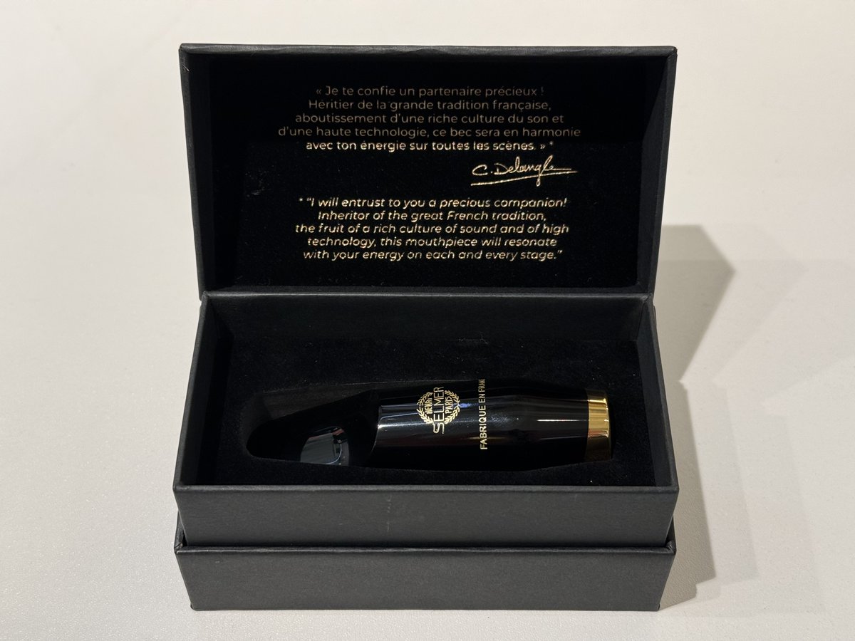 久々入って参りました、セルマーのアルトサックス用マウスピース